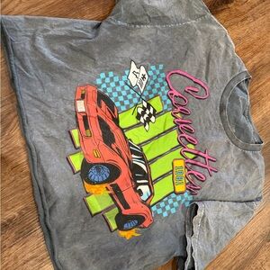 Graphic Tee with Car Design
